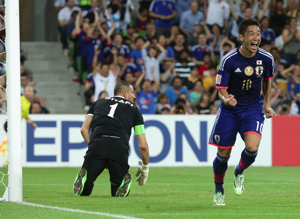 Kagawa celebrate Jordan